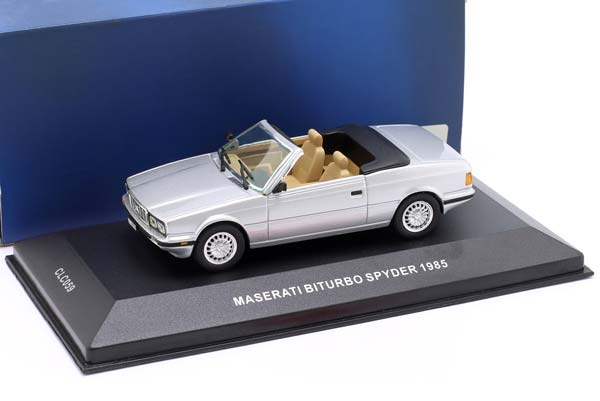 MASERATI BITURBO SPYDER YEAR 1985 SILVER / МАЗЕРАТИ БИТУРБО СПАЙДЕР СЕРЕБРИСТЫЙ