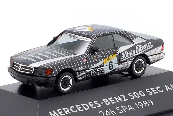 MERCEDES-BENZ 500 SEC AMG #6 24H SPA 1989 HEYER, LUDWIG, CUDINI / МЕРСЕДЕС-БЕНЦ 500 СЕК АМГ 24 ЧАСА СПА ХЕЙЕР ЛУДВИГ КУДИНИ
