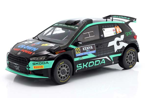 SKODA FABIA RS RALLY2 #22 6TH SAFARI RALLYE 2024 GREENSMITH, ANDERSSON / ШКОДА ФАБИА RS RALLY2 6 МЕСТО САФАРИ РАЛЛИ ГРИНСМИТ АНДЕРССОН
