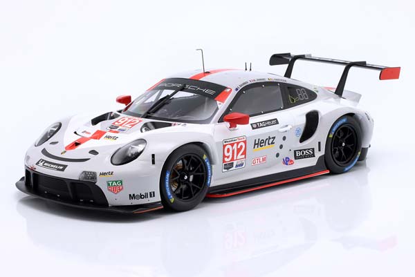 PORSCHE 911 RSR #912 2ND GTLM-KLASSE 24H DAYTONA 2020 PORSCHE GT TEAM 1:18 / ПОРШЕ 911 РСР 2 МЕСТО ГТЛМ-КЛАССЕ 24 ЧАСА ДАЙТОНА ГТ КОМАНДА