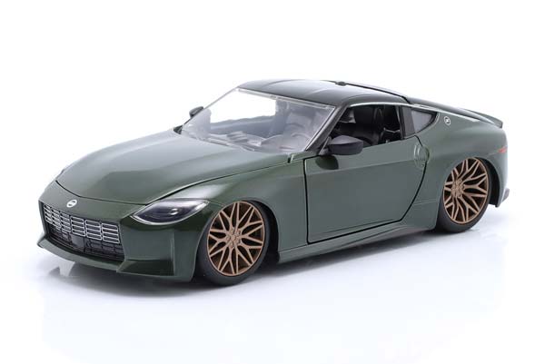 NISSAN Z 2023 FAST X (FAST & FURIOUS 10) DARK GREEN METALLIC JADA TOYS / НИССАН ФАСТ КС ФУРИОУС 10 ТЕМНО-ЗЕЛЕНЫЙ МЕТАЛЛИК ДЖАДА ТОЙС