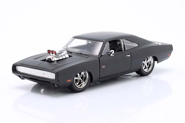 DOM'S DODGE CHARGER 1970 FAST & FURIOUS (2009) DULL BLACK JADA TOYS / ДОМ ДОДЖ ЧАРГЕР ФАСТ ФУРИОУС ДУЛЛ ЧЕРНЫЙ ДЖАДА ТОЙС