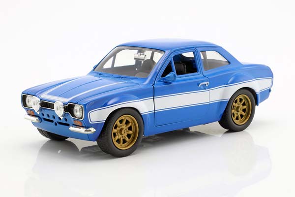 BRIAN'S FORD ESCORT RS2000 MKI FAST & FURIOUS 6 2013 BLUE / WHITE JADA TOYS / БРИАН ФОРД ЭСКОРТ RS2000 МКИ ФАСТ ФУРИОУС 6 СИНИЙ БЕЛЫЙ ДЖАДА ТОЙС