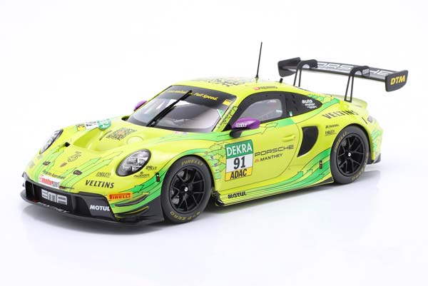 PORSCHE 911 GT3 R #91 DTM CHAMPION 2023 THOMAS PREINING MANTHEY GRELLO / ПОРШЕ 911 ГТ3 ДТМ ЧЕМПИОН ТОМАС ПРЕЙНИНГ MANTHEY ГРЕЛЛО