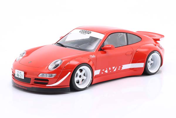 PORSCHE 911 (997) RWB RAUH-WELT RED / ПОРШЕ 911 997 RWB RAUH-WELT КРАСНЫЙ БЕЛЫЙ