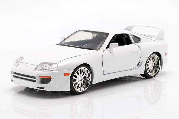 BRIAN´S TOYOTA SUPRA FROM THE MOVIE FAST AND FURIOUS 7 2015 WHITE JADA TOYS / БРИАН ТОЙОТА СУПРА МОВИЕ ФАСТ ФУРИОУС 7 БЕЛЫЙ ДЖАДА ТОЙС