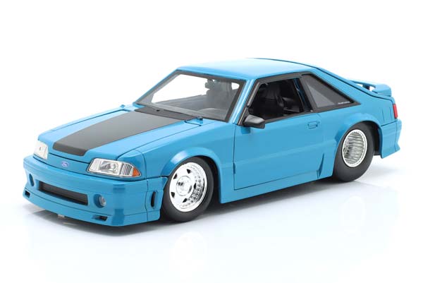 FORD MUSTANG GT 1989 FAST X (FAST & FURIOUS 10) BLUE JADA TOYS / ФОРД МУСТАНГ ГТ ФАСТ КС ФУРИОУС 10 СИНИЙ ДЖАДА ТОЙС