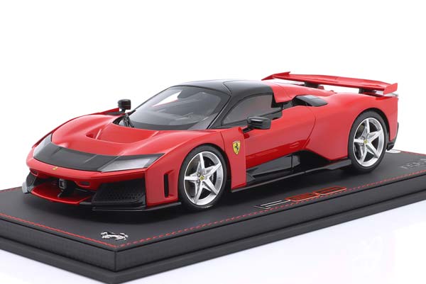 FERRARI F80 YEAR 2024 CORSA RED / SILVER RIMS BBR / ФЕРРАРИ F80 КОРСА КРАСНЫЙ СЕРЕБРИСТЫЙ ДИСКИ ББР
