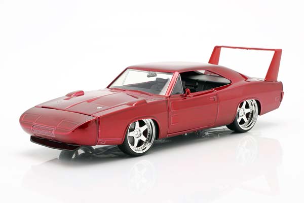 DODGE CHARGER DAYTONA YEAR 1969 FAST AND FURIOUS 6 2013 RED JADA TOYS / ДОДЖ ЧАРГЕР ДАЙТОНА ФАСТ ФУРИОУС 6 КРАСНЫЙ ДЖАДА ТОЙС