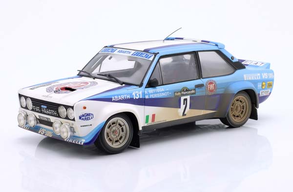 FIAT 131 ABARTH DIRTY VERSION #2 WINNER RALLYE PIANCAVALLO 1981 BETTEGA, PERISSINOT / ФИАТ 131 АБАРТ ГРЯЗНАЯ ВЕРСИЯ ПОБЕДИТЕЛЬ РАЛЛИ ПИАНКАВАЛЛО БЕТТЕГА ПЕРИССИНОТ