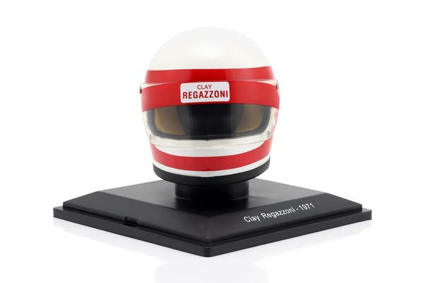 ШЛЕМ CLAY REGAZZONI #5 SCUDERIA FERRARI FORMULA 1 1971 / КЛЕЙ РЕГАЦЦОНИ СКУДЕРИЯ ФЕРРАРИ ФОРМУЛА-1