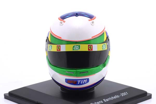 ШЛЕМ RUBENS BARRICHELLO FERRARI #2 BRAZIL GP FORMULA 1 2001 / РУБЕНС БАРРИКЕЛЛО ФЕРРАРИ БРАЗИЛ ГРАН-ПРИ ФОРМУЛА-1