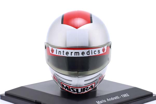 ШЛЕМ MARIO ANDRETTI #28 SCUDERIA FERRARI 126C2 FORMULA 1 1982 / МАРИО АНДРЕТТИ СКУДЕРИЯ ФЕРРАРИ 126C2 ФОРМУЛА-1