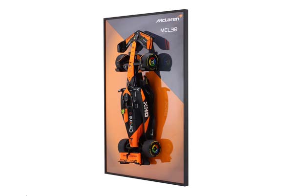 MCLAREN MCL38 #4 IN THE PICTURE FRAME FORMULA 1 2024 LANDO NORRIS / МАКЛАРЕН MCL38 ПИКТУРЕ ФРАМЕ ФОРМУЛА-1 ЛАНДО НОРРИС