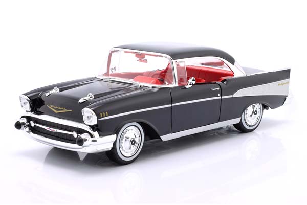 CHEVROLET BEL AIR COUPE YEAR 1957 BLACK / ШЕВРОЛЕ БЕЛ АЙР КУПЕ ЧЕРНЫЙ