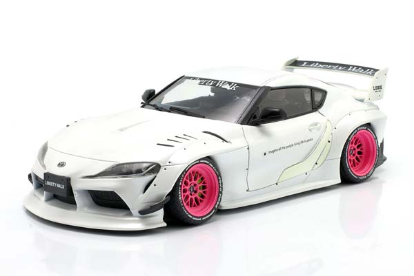 TOYOTA GR SUPRA LWB YEAR 2025 WHITE / PINK / ТОЙОТА ГР СУПРА ЛВБ БЕЛЫЙ РОЗОВЫЙ