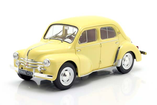 RENAULT 4CV YEAR 1961 YELLOW / BEIGE / РЕНО 4CV ЖЕЛТЫЙ БЕЖЕВЫЙ