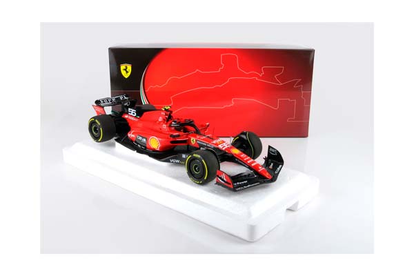 FERRARI SF-23 GP BELGIUM SPA-FRANCORCHAMPS 2023 - POLIFOAM PACKAGING CARLOS SAINZ / ФЕРРАРИ СФ-23 ГРАН-ПРИ БЕЛГИУМ СПА-ФРАНКОРКХАМПС 2023 1:18