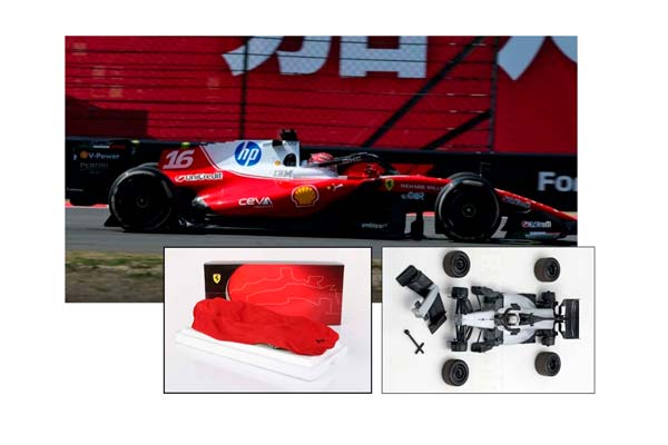 FERRARI SF26 F1 CHINESE GRAND PRIX - LECLERC - 4TH POSITION METAL DIECAST POLYFOAM PACK / ФЕРРАРИ СФ26 Ф1 КХИНЕСЕ ГРАН-ПРИ 1:18