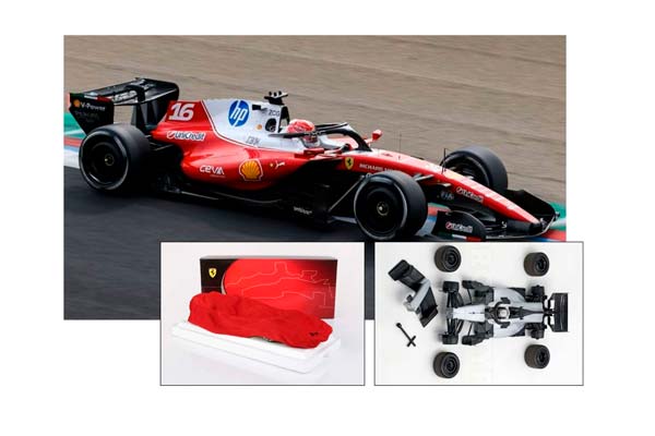 FERRARI SF26 F1 JAPANESE GRAND PRIX - LECLERC - 3RD POSITION METAL DIECAST POLYFOAM PACK / ФЕРРАРИ СФ26 Ф1 ЯПОНСКИЙ ГРАН-ПРИ 1:18