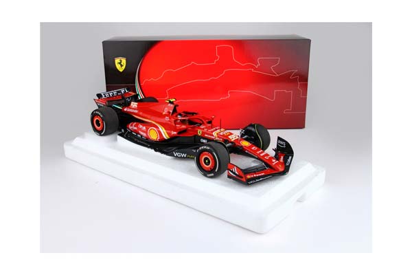 FERRARI SF24 AUSTRALIAN GP 2024 DIECAST - POLIFOAM PACKAGING C. SAINZ WINNER / ФЕРРАРИ СФ24 АВСТРАЛИЙСКИЙ ГРАН-ПРИ 2024 1:18