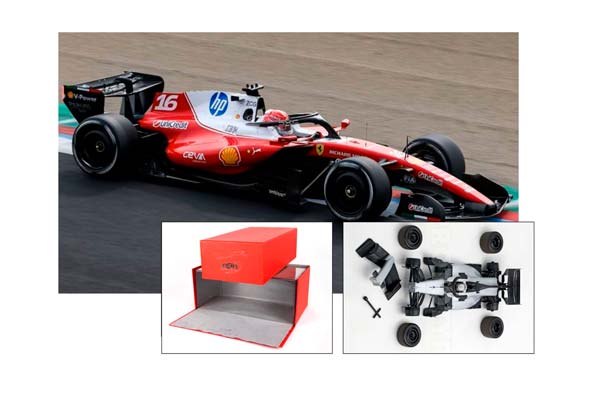 FERRARI SF26 F1 JAPANESE GRAND PRIX - LECLERC - 3RD POSITION METAL DIECAST LUXURY PACK / ФЕРРАРИ СФ26 Ф1 ЯПОНСКИЙ ГРАН-ПРИ 1:18