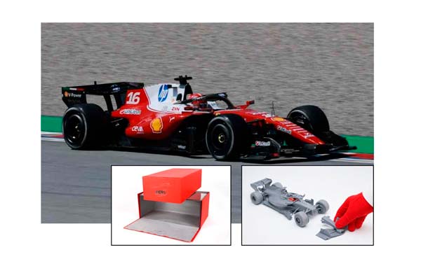 FERRARI SF26 F1 BARCELONA-CATALUNYA GRAND PRIX - LECLERC METAL DIECAST LUXURY PACK / ФЕРРАРИ СФ26 Ф1 БАРКЕЛОНА-КАТАЛУНИА ГРАН-ПРИ 1:18