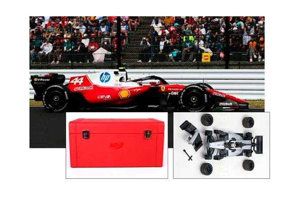 FERRARI SF26 F1 JAPANESE GRAND PRIX - HAMILTON - 6TH POSITION METAL DIECAST SPECIAL RED BOX / ФЕРРАРИ СФ26 Ф1 ЯПОНСКИЙ ГРАН-ПРИ 1:18 КРАСНЫЙ