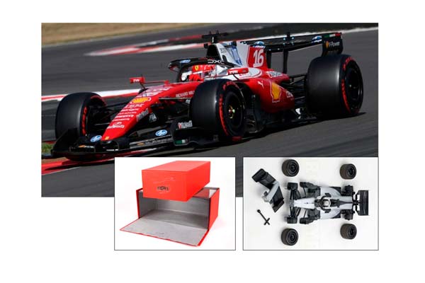 FERRARI SF26 F1 BRITISH GRAND PRIX - WINNER LECLERC METAL DIECAST LUXURY PACK / ФЕРРАРИ СФ26 Ф1 БРИТАНСКИЙ ГРАН-ПРИ 1:18