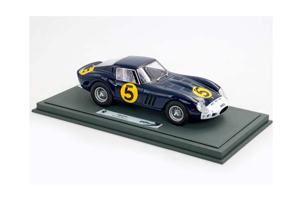 FERRARI 250 GTO 1962 S/N 3589 RACE NUMBER 5 TOURIST TROPHY GOODWOOD - MICHAEL PARKES / ФЕРРАРИ 250 ГТО 1962 С № 3589 ГОНОЧНЫЙ № 5 1:18