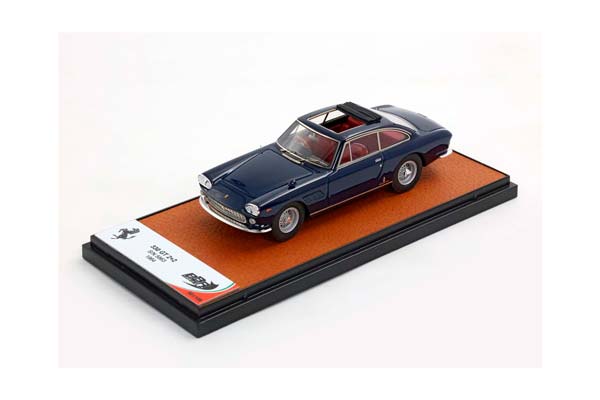 FERRARI 330 GT 2+2 TWINLIGHT AND OPEN ROOF BLU SCURO AND RED INTERIOR S/N 5863 / ФЕРРАРИ 330 ГТ 2+2 ТВИНЛИГХТ ОТКРЫТАЯ КРЫША СКУРО САЛОН С 1:43 КРАСНЫЙ