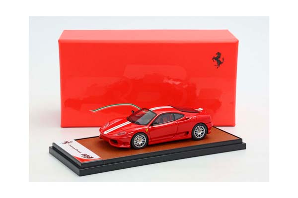 FERRARI 360 CHALLENGE STRADALE ROSSO CORSA WITH ITALIAN STRIPE / ФЕРРАРИ 360 КХАЛЛЕНГЕ СТРАДАЛЕ ИТАЛИАН ПОЛОСА 1:43 КРАСНЫЙ
