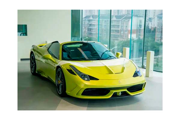 FERRARI 458 SPECIALE A SPIDER VERDE GERMOGLIO / ФЕРРАРИ 458 СПЕКИАЛЕ А СПАЙДЕР ГЕРМОГЛИО 1:43 ЗЕЛЕНЫЙ