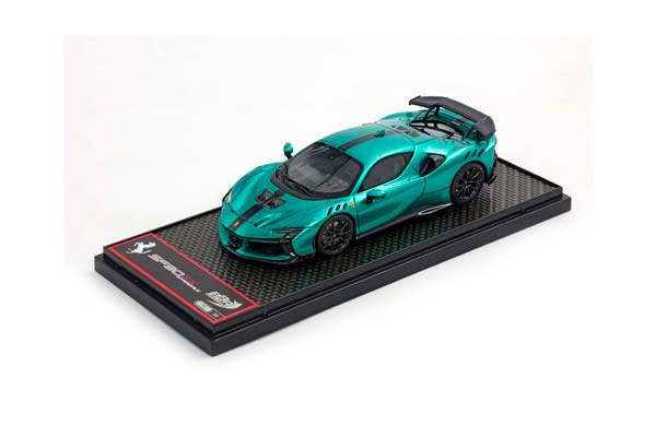 FERRARI SF90 XX STRADALE GREEN JEWEL / ФЕРРАРИ СФ90 КСКС СТРАДАЛЕ ДЖЕВЕЛ 1:43 ЗЕЛЕНЫЙ