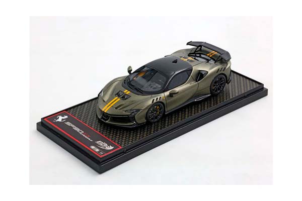 FERRARI SF90 XX STRADALE VERDE MASONI MATT / ФЕРРАРИ СФ90 КСКС СТРАДАЛЕ МАСОНИ МАТТ 1:43 ЗЕЛЕНЫЙ