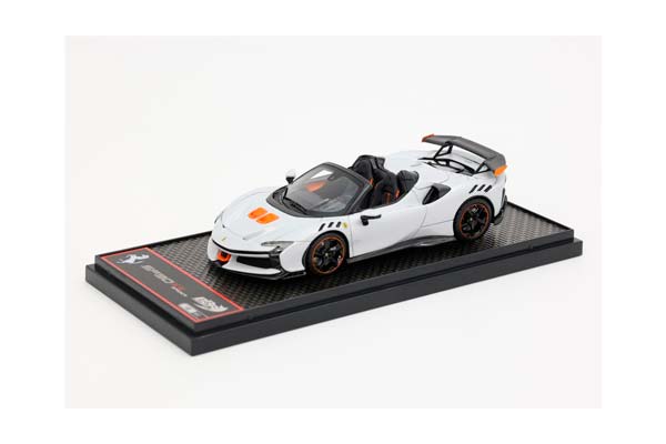 FERRARI SF90 XX SPIDER ARCTIC WHITE / ФЕРРАРИ СФ90 КСКС СПАЙДЕР АРКТИК 1:43 БЕЛЫЙ