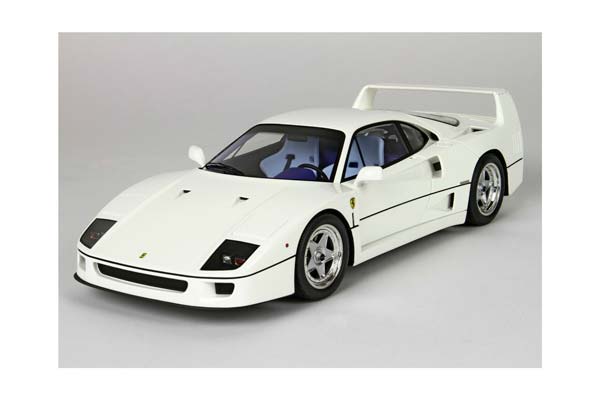 FERRARI F40 1987 AVUS WHITE - SEAT PANTONE 2717 U / ФЕРРАРИ Ф40 1987 АВУС 1:43 БЕЛЫЙ