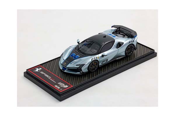 FERRARI SF90 XX STRADALE TITAN GRAY / ФЕРРАРИ СФ90 КСКС СТРАДАЛЕ ТИТАН 1:43 СЕРЫЙ
