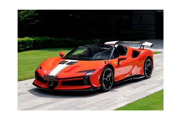 FERRARI SF90 XX SPIDER ROSSO F1 2004 - WHITE / ФЕРРАРИ СФ90 КСКС СПАЙДЕР Ф1 2004 1:43 КРАСНЫЙ