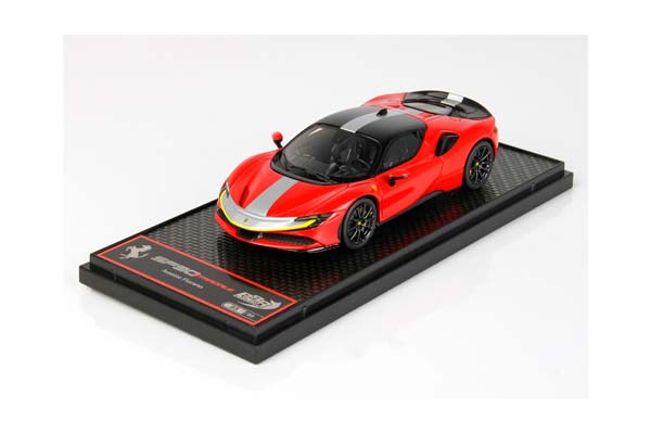 FERRARI SF90 STRADALE PACK FIORANO RED CORSA 322 / ФЕРРАРИ СФ90 СТРАДАЛЕ ПАКК 322 1:43 КРАСНЫЙ