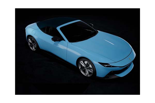 FERRARI AMALFI SPIDER AZZURRO LA PLATA / ФЕРРАРИ АМАЛФИ СПАЙДЕР ЛА ПЛАТА 1:43 ГОЛУБОЙ