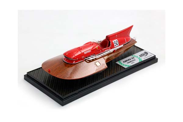 TIMOSSI FERRARI ARNO XI 1953 MOTORBOAT 1/43 SCALE NANDO DELL ORTO / ФЕРРАРИ ТИМОССИ АРНО КСИ 1953 МОТОРБОАТ 1 43 НАНДО ДЕЛЛ 1:43