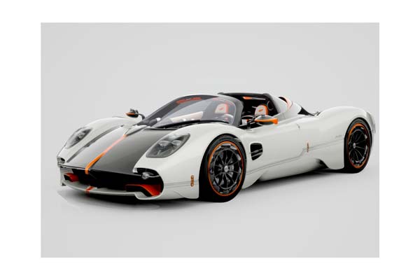 PAGANI UTOPIA ROADSTER BIANCO BENNY GLOSS - OPEN ROOF / ПАГАНИ УТОПИЯ РОДСТЕР БЕННИ ГЛОСС 1:18 БЕЛЫЙ