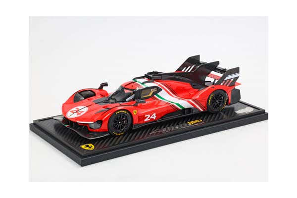 FERRARI 499P MODIFIED CARBON FIBER BASE / ФЕРРАРИ 499П МОДИФИЕД КАРБОН ФИБЕР БАЗА 1:18 ЧЕРНЫЙ