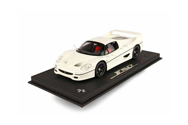 FERRARI F50 COUPE 1995 AVUS WHITE 100 / ФЕРРАРИ Ф50 КУПЕ 1995 АВУС 100 1:18 БЕЛЫЙ