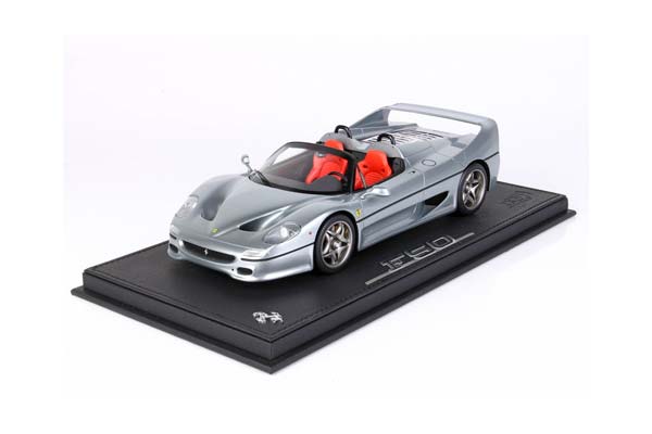 FERRARI F50 COUPE 1995 SPIDER VERSION TITANIUM GREY 740 / ФЕРРАРИ Ф50 КУПЕ 1995 СПАЙДЕР ВЕРСИОН 740 1:18 СЕРЫЙ