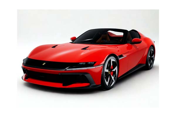 FERRARI 12CILINDRI SPIDER RED CORSA - TERRA ANTICA INTERIOR COLOR / ФЕРРАРИ 12КИЛИНДРИ СПАЙДЕР 1:18 КРАСНЫЙ