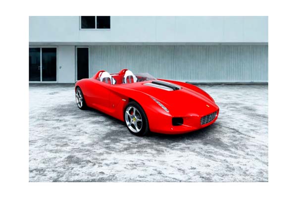 FERRARI PININFARINA ROSSA 2000 ROSSO CORSA / ФЕРРАРИ ПИНИНФАРИНА РОССА 2000 1:18 КРАСНЫЙ