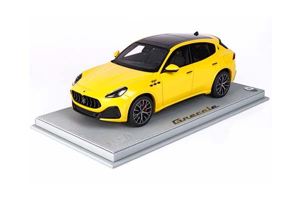 MASERATI GRECALE TROFEO YELLOW / МАЗЕРАТИ ГРЕКАЛЕ ТРОФЕО 1:18 ЖЕЛТЫЙ
