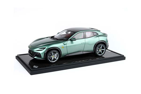 FERRARI PUROSANGUE PIERO FERRARI CARBON BASE DORA GREEN - SPECIAL PACK / ФЕРРАРИ ПУРОСАНГВЕ ПИЕРО ФЕРРАРИ КАРБОН БАЗА ДОРА 1:18 ЗЕЛЕНЫЙ
